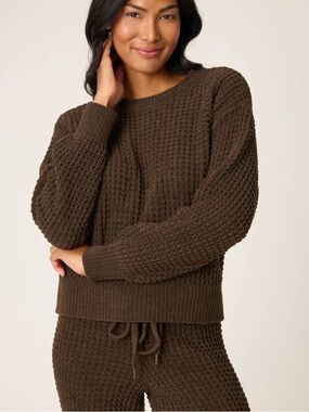 PJ Salvage Chennile Waffle Sweater